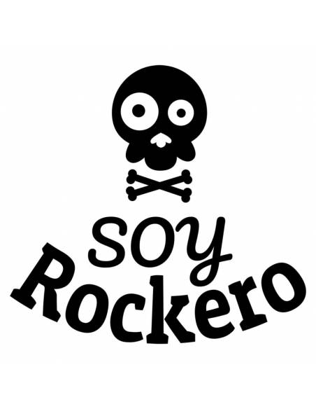 Chupete con frase "Soy ROCKERO" - Chupetes originales con frases