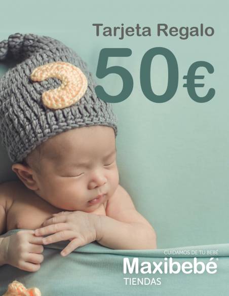 Tarjeta regalo nacimiento bebé 50€ - Inicio