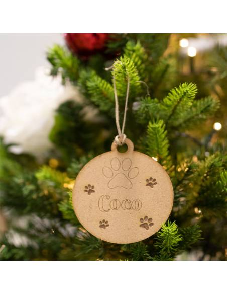 Bola de Navidad de madera decorativa Boann - Menu