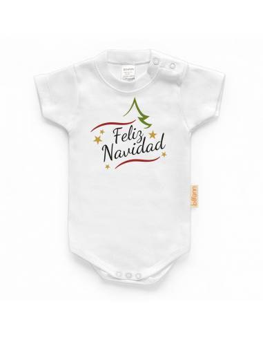 Body bebé diseño Feliz Navidad - Bodys bebé personalizados