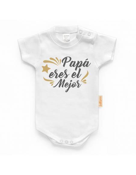 Body bebé personalizado FRASE "Papá eres el mejor" - Bodys bebé personalizados
