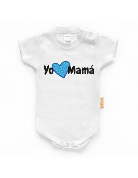 Body bebé personalizado FRASE "Yo corazón Mamá" - Bodys bebé personalizados