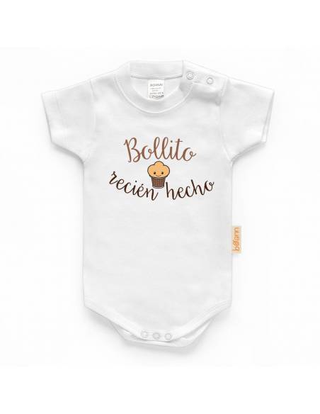 Body bebé personalizado FRASE "Bollito recién hecho" - Bodys bebé personalizados