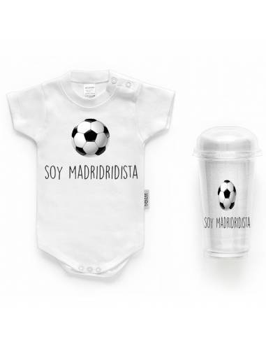 Body bebé personalizado FRASE "Soy madridista" - Bodys bebé personalizados