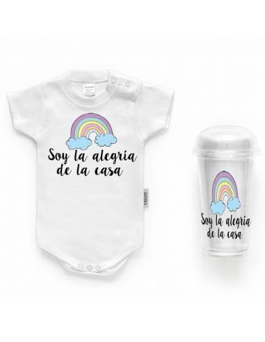 Body bebé personalizado FRASE "Soy la alegría de la casa" - Bodys bebé personalizados