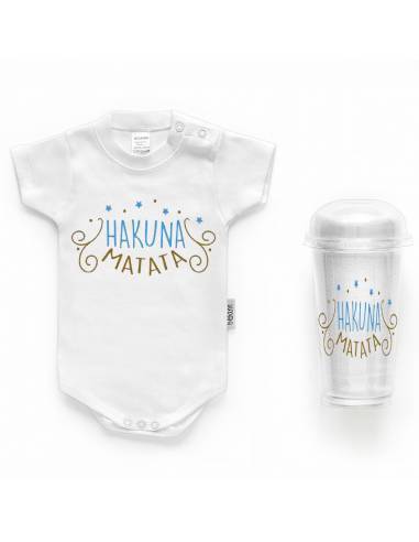 Body bebé personalizado FRASE "HACUNA MATATA" - Bodys bebé personalizados